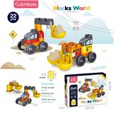 OBL10026755 - DIY工程车，吊车2合1（22PCS）
