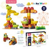 OBL10026757 - 旋转木马，摩天轮2合1（32PCS）