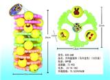 OBL10028166 - 方向盘摇铃（10只装）
（马卡龙色）