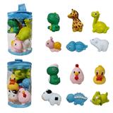 OBL10029221 - PVC圆筒收纳袋6只浴室动物