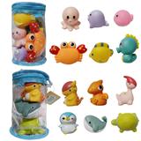 OBL10029223 - PVC圆筒收纳袋6只浴室动物