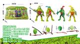 OBL10029766 - 4款忍者神龟/配武器