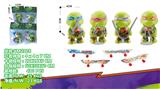 OBL10029878 - 4款/QQ忍者神龟/配合金滑板