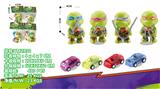 OBL10029880 - 4款/QQ忍者神龟/配回力车