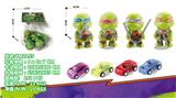 OBL10029895 - 4款/QQ忍者神龟/配回力车