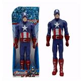 OBL10030060 - 动漫英雄联盟11.5寸全搪胶美国队长带主题灯光音乐   【手脚360度旋转。身体360度旋转】