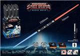 OBL10032395 - 可伸缩双头灯太空武器电动光剑（灯光+声音）
