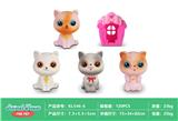 OBL10032702 - 软胶宠物猫(5pcs)