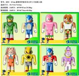 OBL10035956 - 8-9CM虚拟世界索尼克公仔 2只盒装4款