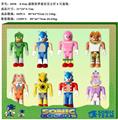 OBL10035960 - 8-9CM虚拟世界索尼克公仔 8只盒装