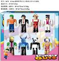 OBL10036017 - 8-9CM虚拟世界多人大逃杀公仔8只盒装