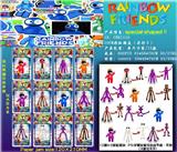 OBL10036142 - 10CM彩虹朋友（异形Ⅱ）单只卡装/12款