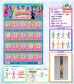 OBL10036176 - 4寸跳舞香肠公仔单只公仔+鞋子胶袋装(1款)20只一大板  (装磁铁)带铁线 环保材质