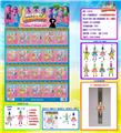 OBL10036178 - 4寸跳舞香肠公仔单只公仔+鞋子+衣服+仿真发胶袋装 (1款)20只一大板（装磁铁）带铁线 环保材质