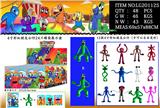OBL10036223 - 4寸彩虹朋友（变形）24只锡袋展示盒+卡片