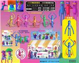 OBL10036288 - 3.5寸舞蹈香肠怪 24包锡袋展示盒