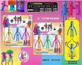 OBL10036291 - 3.5寸舞蹈香肠怪 3只卡装/2款