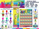 OBL10036316 - 3.5寸香肠人（变形）真头发真衣服 20只锡袋大板+卡片