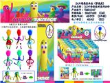 OBL10036317 - 3.5寸香肠人（变形）真头发真衣服 24只锡袋展示盒+卡片