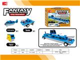 OBL10037110 - 磁力海陆空拼插2PCS