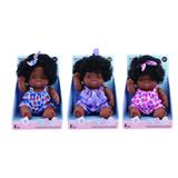 OBL10040219 - 8寸黑娃搪胶(三款混装）