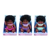 OBL10040220 - 8寸黑娃搪胶(三款混装）