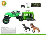OBL10041609 - 捕捉恐龙计划之1:12大吉普遥控车捕捉南巨龙，2色混装，车身包电，用7.4V锂电池和USB线, 遥控器不包电，2xAA