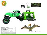 OBL10041617 - 捕捉恐龙计划之1:12大吉普遥控车捕捉翼龙，车身包电，用7.4V锂电池和USB线, 遥控器不包电，2xAA