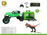 OBL10041635 - 捕捉恐龙计划之1:12大吉普遥控车捕捉食肉牛龙，笼子带IC包电3xAG13，车身包电，用7.4V锂电池和USB线,遥控器不包电，2xAA