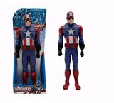 OBL10043354 - 动漫英雄联盟12寸全搪胶反派美国队长带主题灯光音乐   【手脚360度旋转。身体360度旋转】