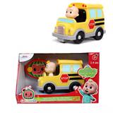 OBL10043561 - 第4代6.5寸实身COCOMELON娃娃带4条不同主题曲【90】秒带搪胶巴士卡通车 6款混装