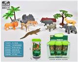 OBL10045829 - 13件套野生动物桶装