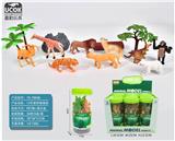 OBL10045830 - 13件套野生动物桶装