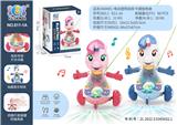 OBL10046219 - 电动独角兽灯光音乐PC透明齿轮