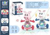OBL10046225 - 电动兔子灯光音乐PC透明齿轮
