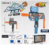 OBL10050492 - 透明款带灯
光款乌兹电
动玩具枪