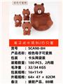 OBL10051331 - 新款棕色母子可爱熊，戏水，BB哨，发声，搪胶软胶产品
