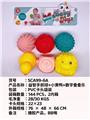 OBL10051352 - 益智手抓球+小黄鸭+数字叠叠乐，戏水，BB哨，发声，搪胶，软胶产品
