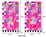 OBL10053020 - 两款花朵型儿童彩妆化妆品带指甲