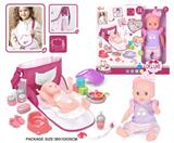OBL10055687 - 14寸搪胶娃娃护理单肩包套装（喝水，尿尿，12声IC）