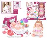 OBL10055689 - 14寸搪胶娃娃护理单肩包套装（喝水，尿尿，12声IC）
