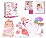 OBL10055741 - 14寸搪胶娃娃护理睡袋套装（喝水，尿尿，12声IC）