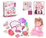 OBL10055766 - 14寸搪胶娃娃护理怀背包套装（喝水，尿尿，12声IC）