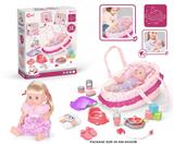 OBL10055780 - 14寸搪胶娃娃护理手提篮套装（喝水，尿尿，12声IC）