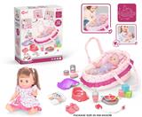 OBL10055784 - 14寸搪胶娃娃护理手提篮套装（喝水，尿尿，12声IC）