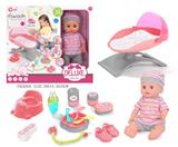 OBL10055815 - 14寸搪胶娃娃床套装（12声）