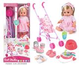 OBL10055856 - 14寸搪胶娃娃推车套装（12声）