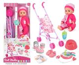 OBL10055859 - 14寸搪胶娃娃推车套装（12声）