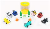 OBL10056233 - 4只庄5 CM工程回力车+3只庄6 CM回力赛车+配2个路障 & 2个路标套装
