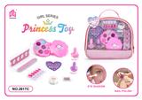 OBL10056278 - 跨境儿童彩妆化妆品饰品美甲梳扮女孩玩具过家家新款DIY手提包套装